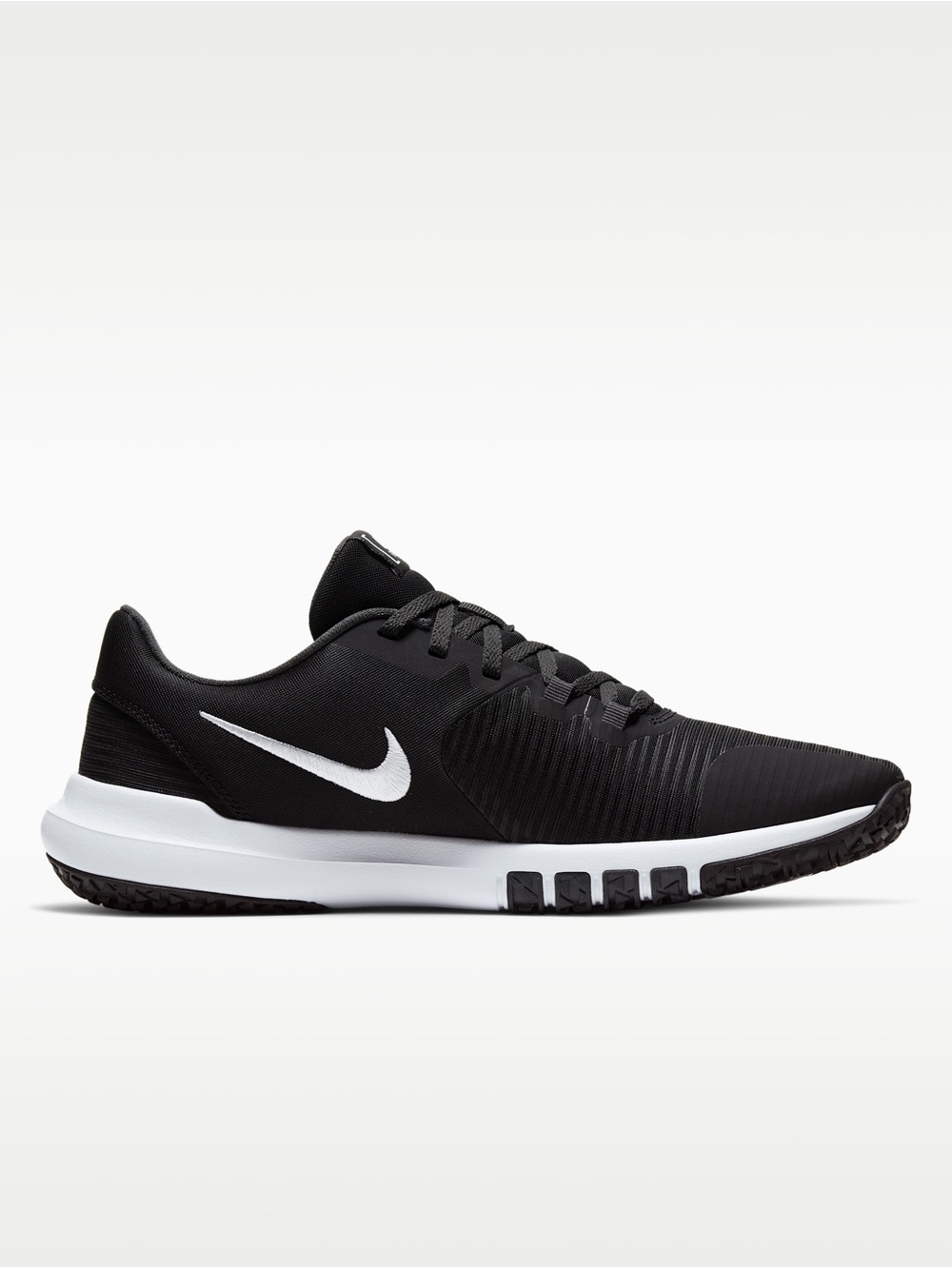 Nike Flex Control TR4 Men’s 7 Women’s 8.5 Black White Training Shoes - Picture 3 of 8